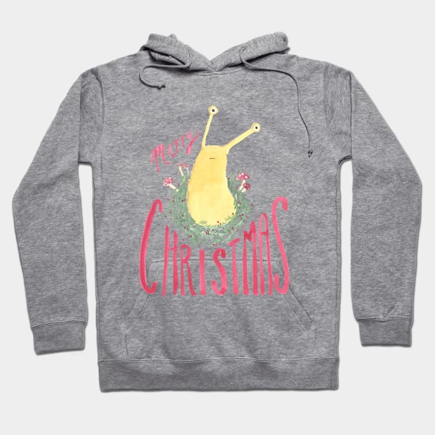 Merry Slugmas Hoodie by RachelMSilva